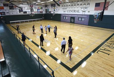 Photo Billings Central Unveils New Gym Floor High School