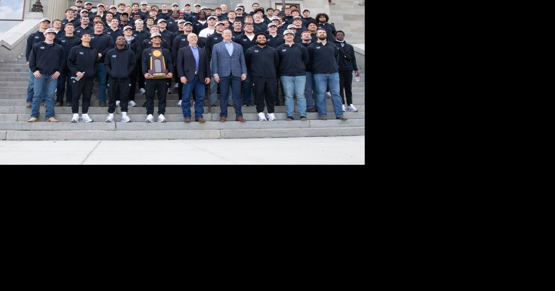 'Happy Bobcat Day': Gov. Greg Gianforte hosts national champion Montana State at Capitol