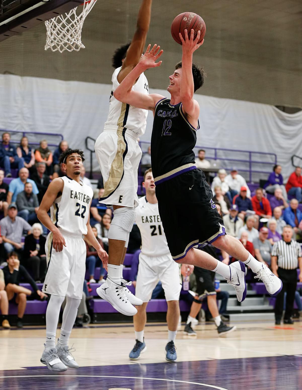 Carroll College Men S Basketball Comes Back To Defeat Eastern