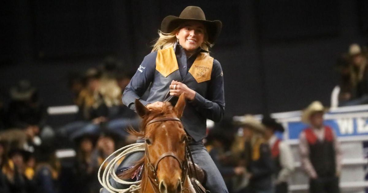 Wildcat Rodeo Mount Pair of Montana State Bobcats win Rodeo #2 long go
