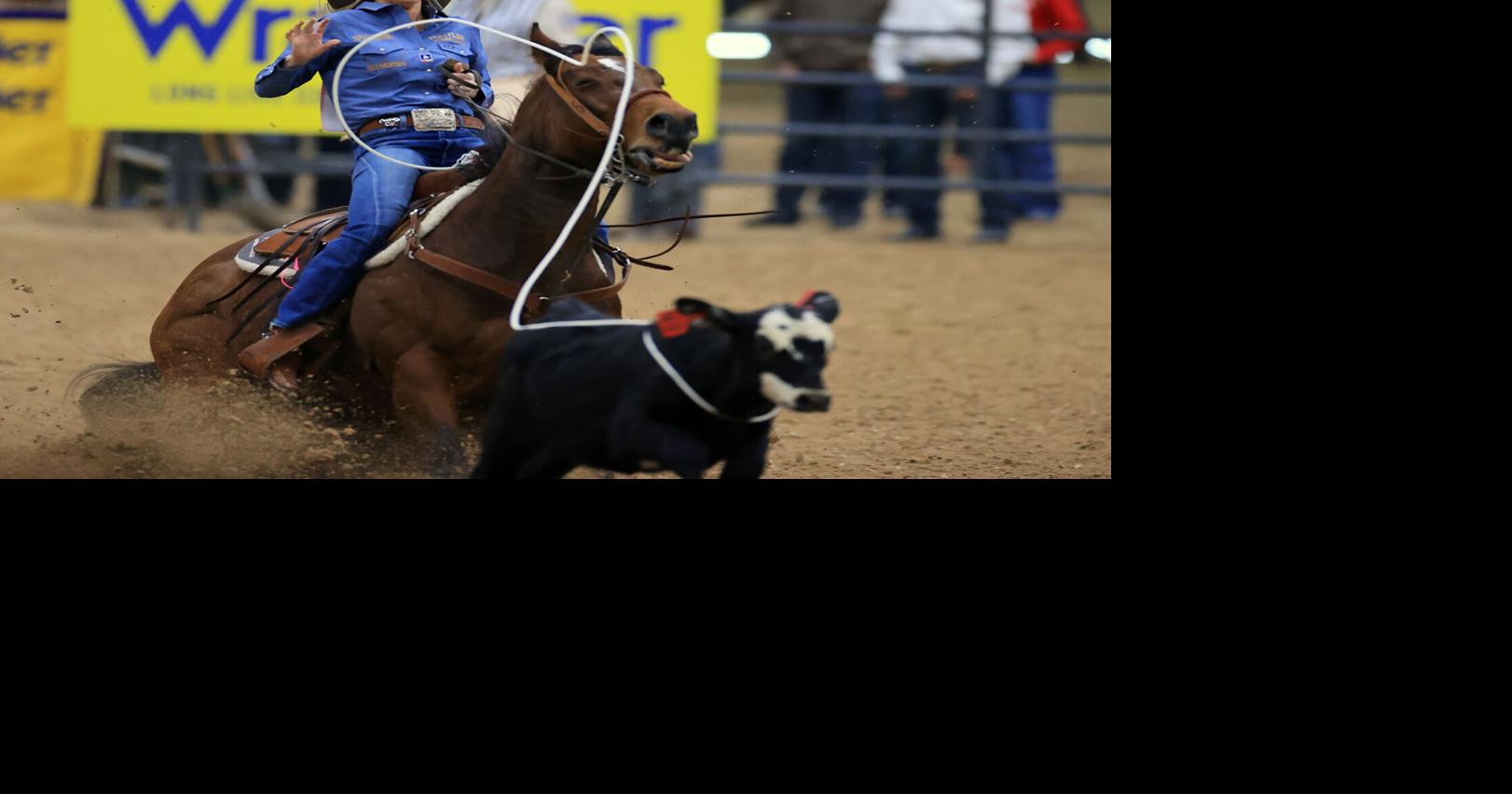 National Finals Rodeo: Belgrade native Cadee Williams wins breakaway