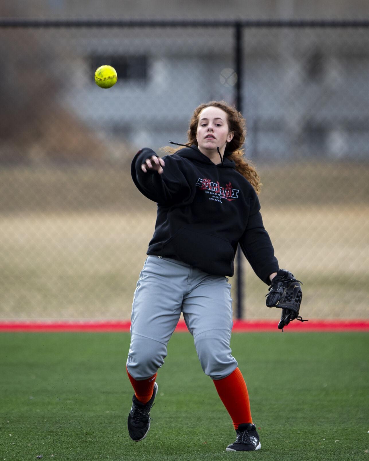 Photos Lockwood softball practices ahead of first varsity game