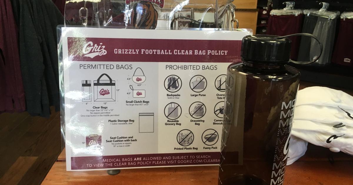 Washington Grizzly Stadium Bag Policy