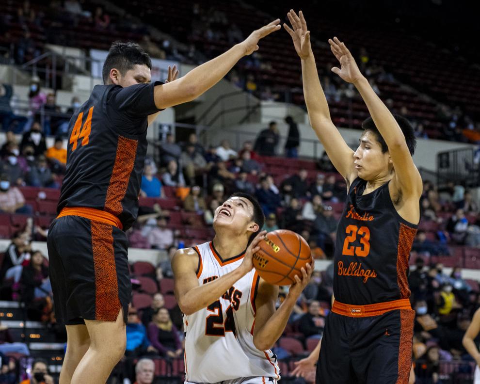 Photos Lodge Grass vs. Hardin boys basketball