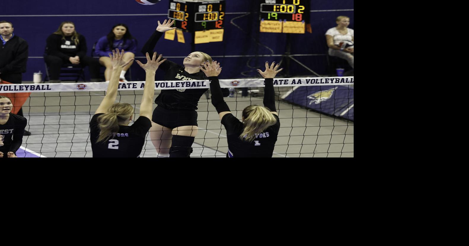 Montana Class AA state volleyball tournament second day