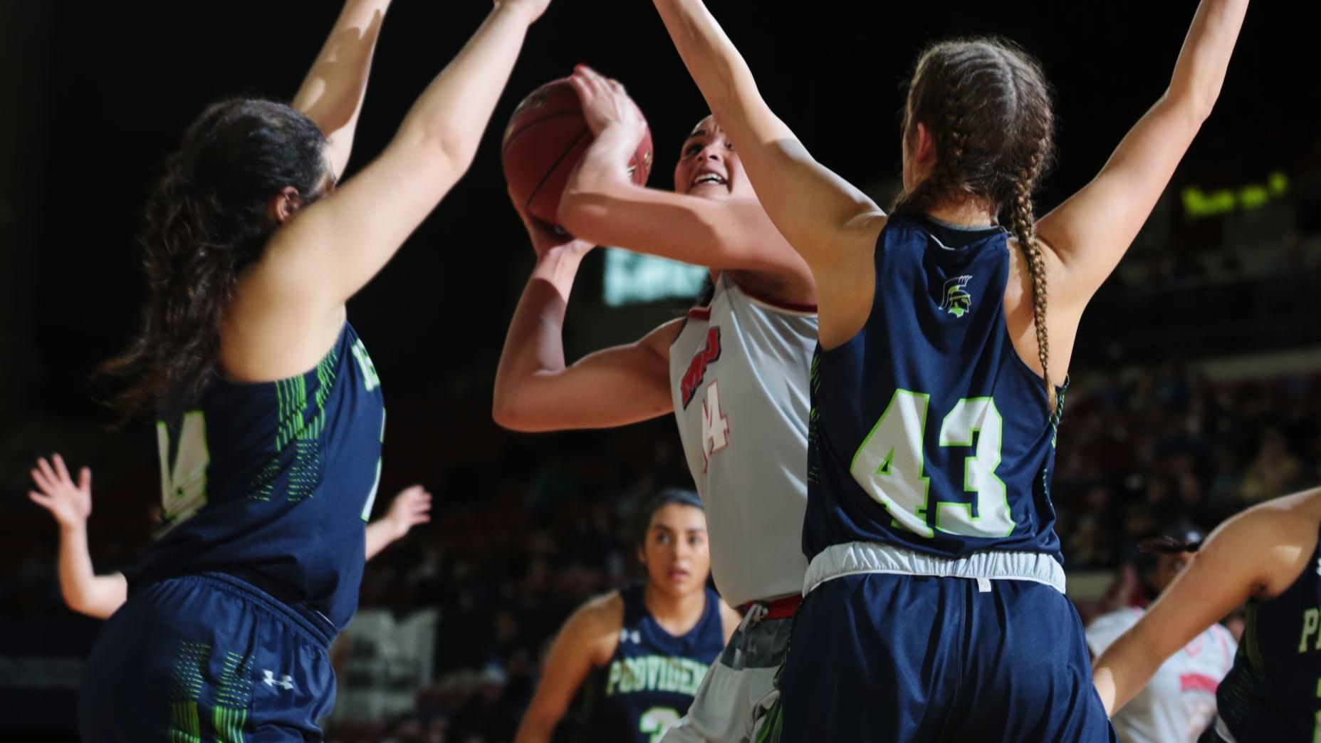 Midamerica Nazarene Defeats Providence 83 67 At Naia Women S Basketball Tourney University Of Providence 406mtsports Com Naia Womens Basketball National Tournament 2022