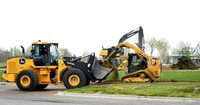 Crews begin work to replace turf, add lights and bleachers ...