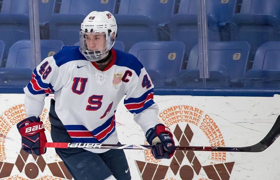 Jake Sanderson named to United States Olympic Men's Hockey Team