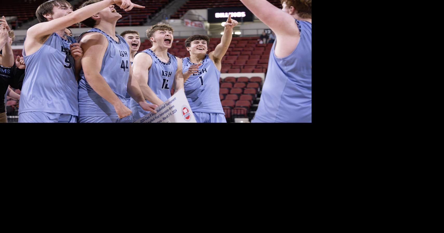 2024 Montana Class B state basketball photos