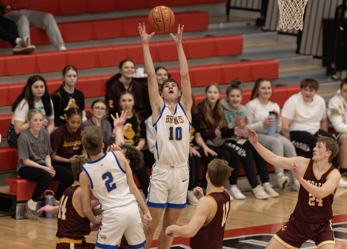 HarlowtonRyegate boys basketball vs. Melstone 5C Districts