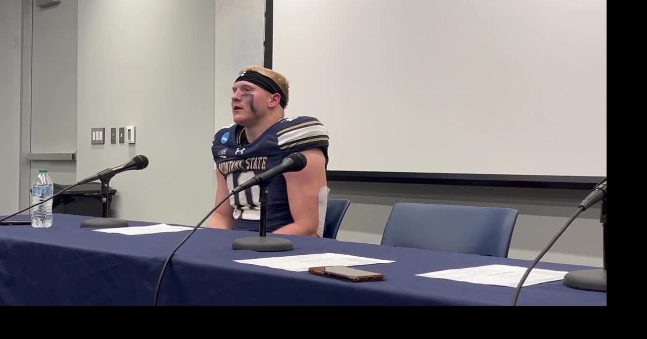 Montana State's Bryce Grebe after semifinal Brawl win over Montana