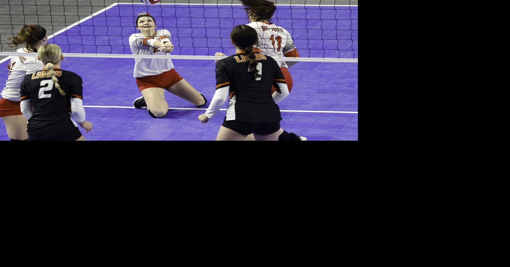 Class B state volleyball tournament photos day one