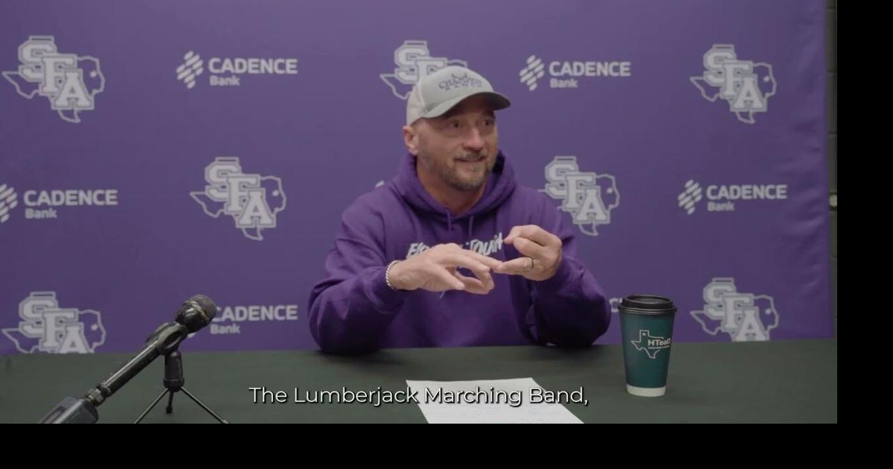 Stephen F. Austin's Colby Carthel, Sam Vidlak, Jaydon Southard preview playoff game at Montana State
