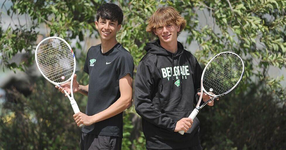 Gonzalo Canivell, Grey Pommerville seeking state tournament berth as Belgrade’s No.1 doubles team