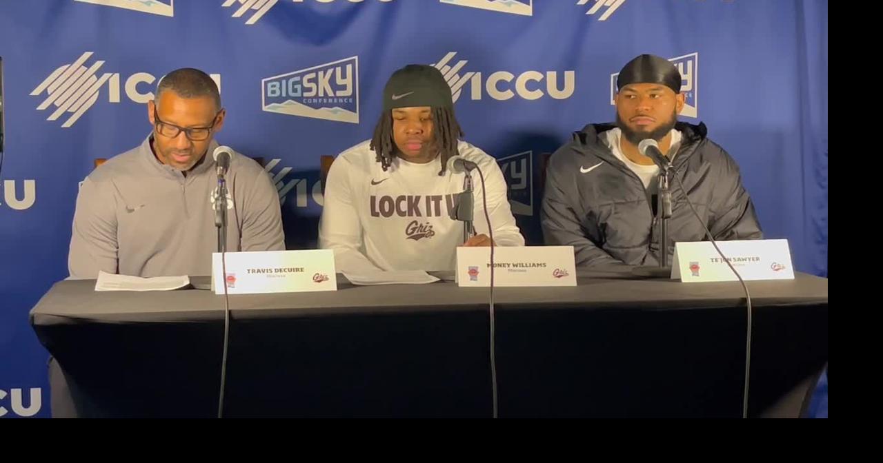 Montana's Travis DeCuire, Money Williams, Te'Jon Sawyer on win over Northern Colorado
