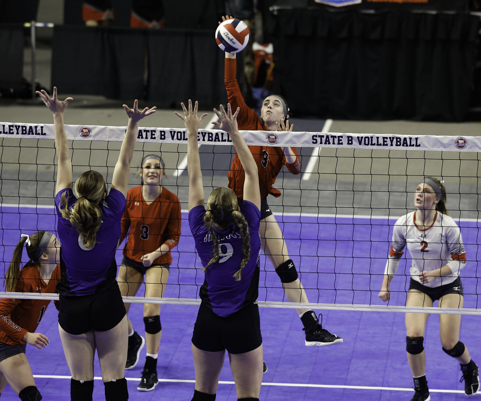 Montana Class B State Volleyball Tournament Second Day