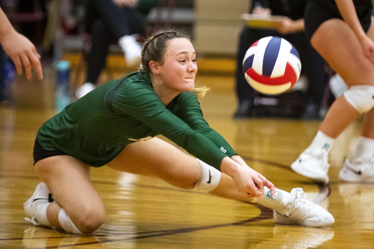 State A volleyball Billings Central rallies past archrival Hardin in