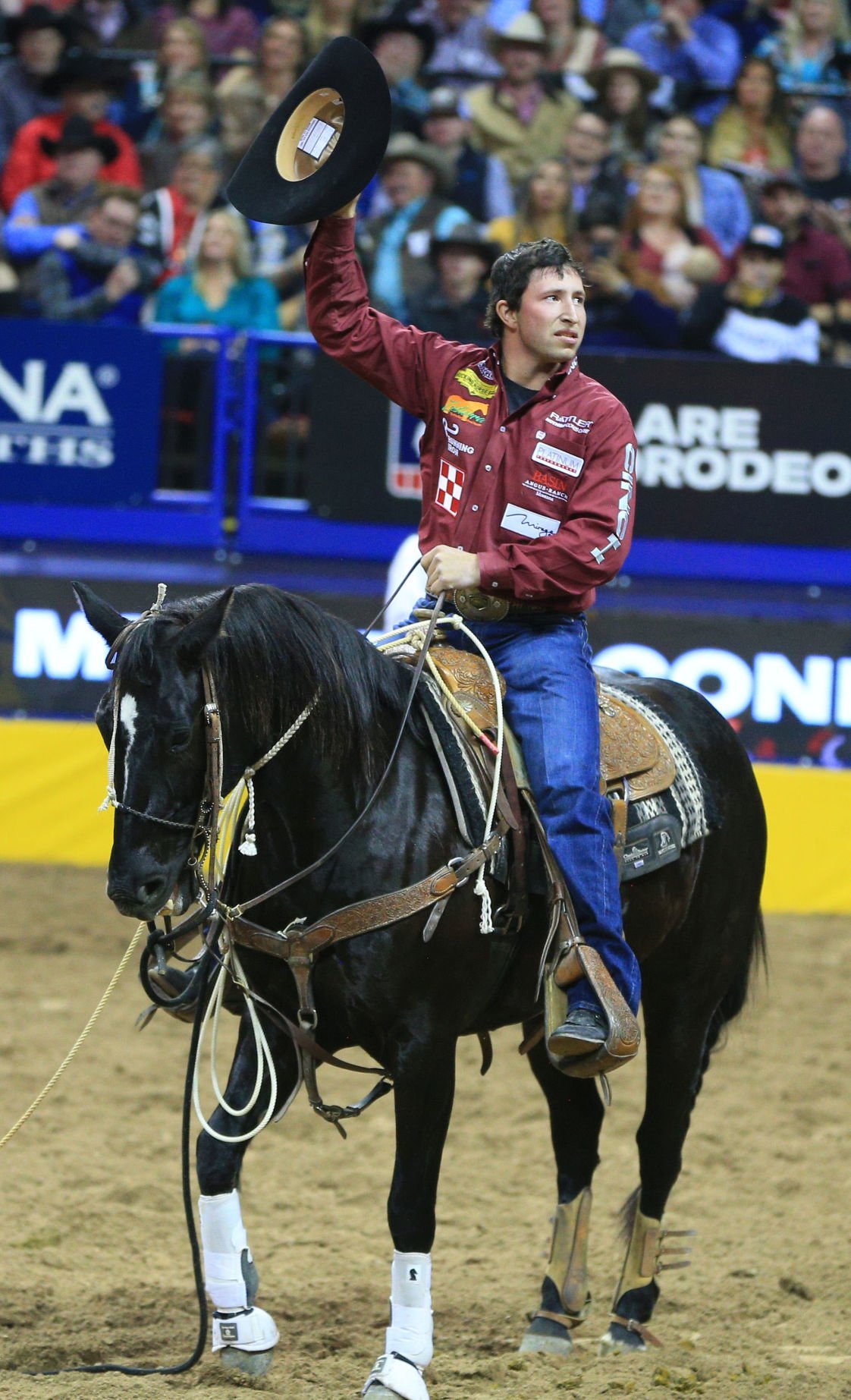 National Finals Rodeo Helena S Ty Erickson Miles City S Haven Meged Win World Titles Rodeo 406mtsports Com