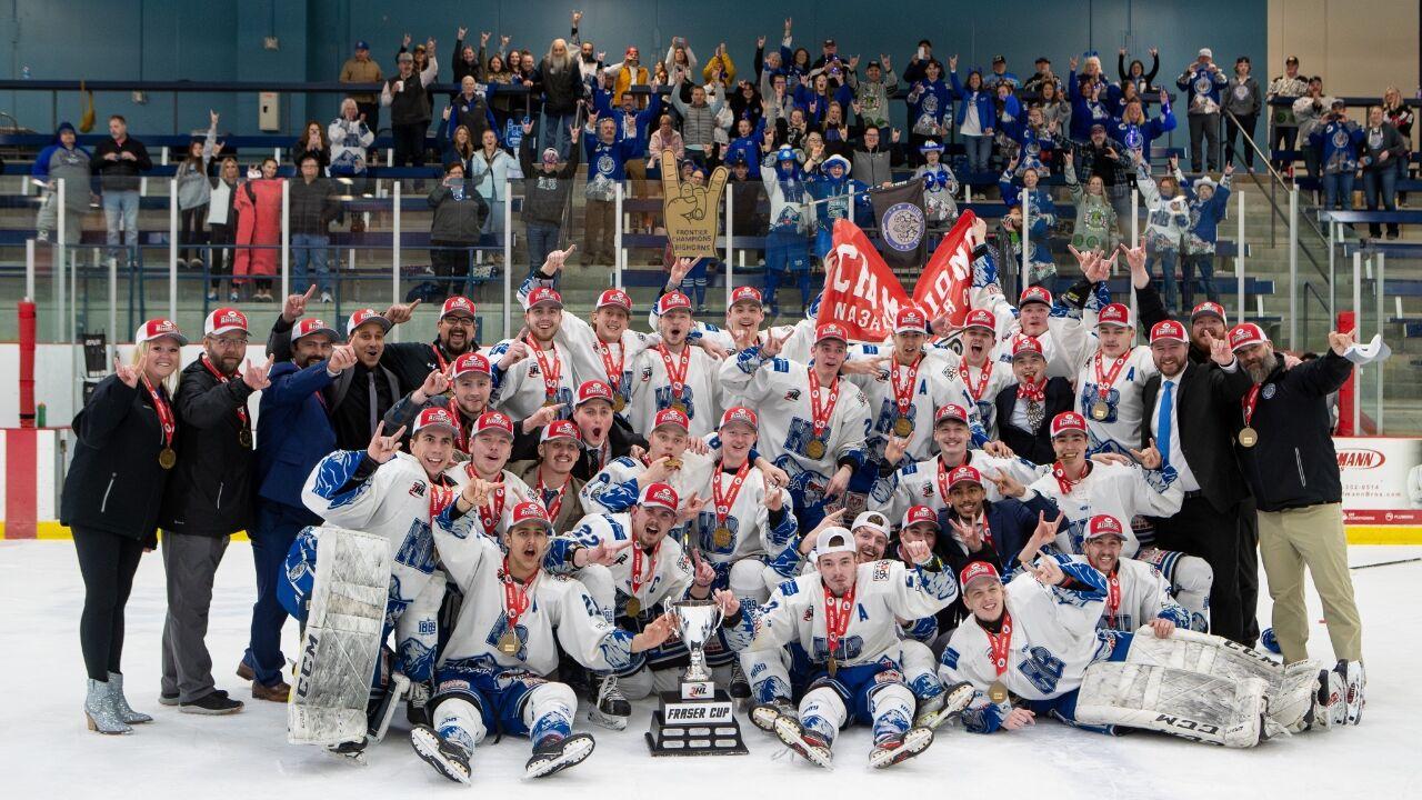 Helena Bighorns win firstever NA3HL Fraser Cup championship