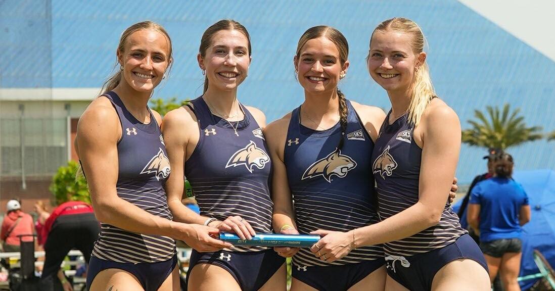 Montana State women's track and field team breaks 2 school records in California