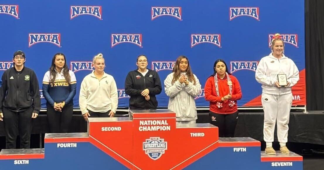 Former Belgrade three-time state champion KyLee Lindsley earns All-American honors at NAIA National Tournament