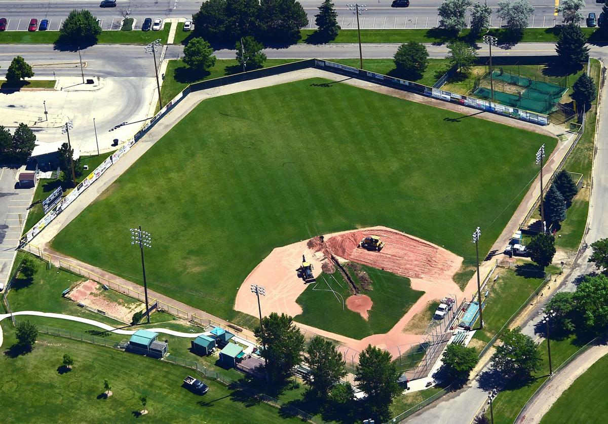 New infield turf at Billings American Legion Baseball's Joe Pirtz Field