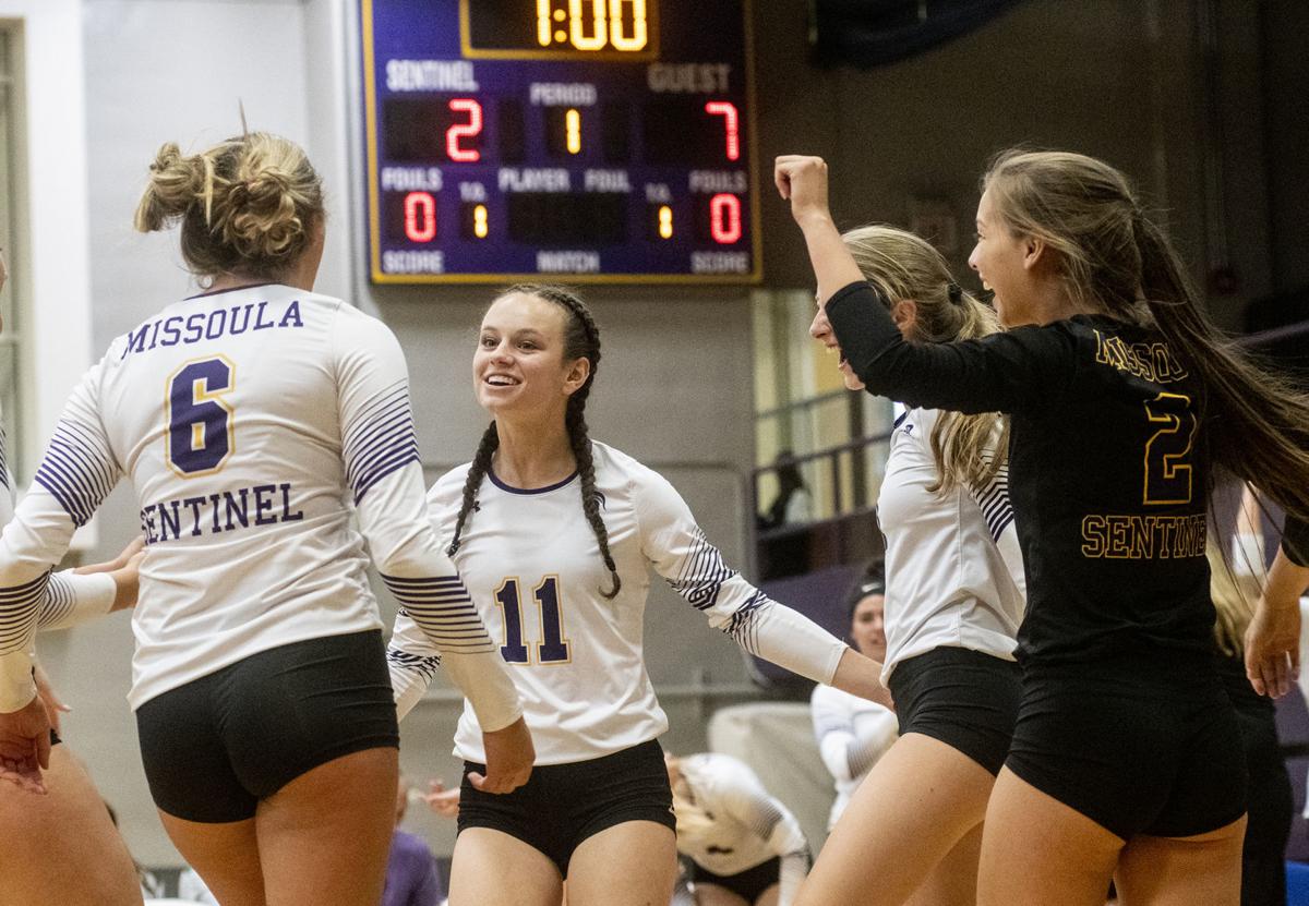 The glue that (literally) binds the Missoula Sentinel volleyball team
