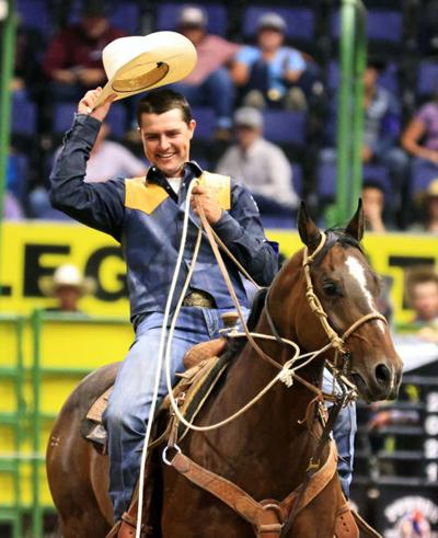 Montana State S Caleb Berquist Leading Tie Down Roping At Cnfr Paige Rasmussen First In Goat Tying After Two Rounds Msu Bobcats 406mtsports Com