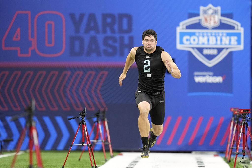 Montana State's Troy Andersen shows off elite speed at NFL combine