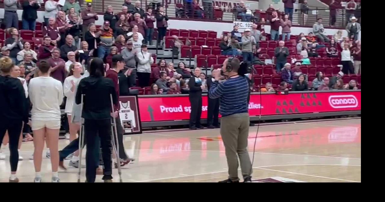 Montana Lady Griz guard Mack Konig honored on senior day