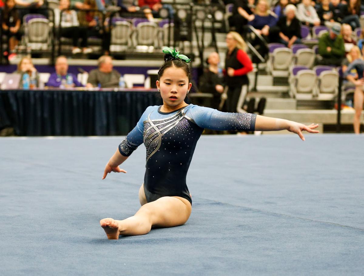 Montana State Gymnastics Girls Championships underway at Carroll PE