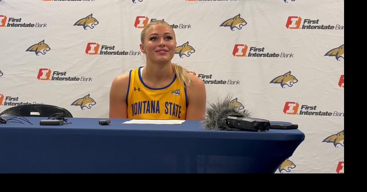 Montana State's Taylee Chirrick after win over Montana