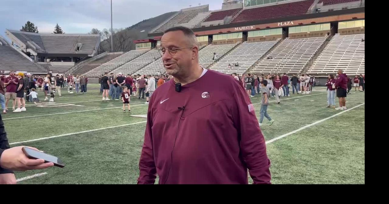 Montana Grizzlies head coach Bobby Kennedy on spring football game