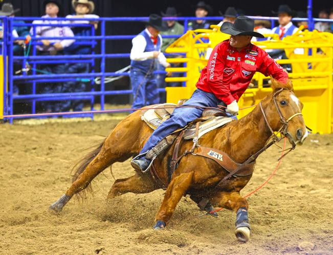National Finals Rodeo: Billings' Clay Tryan, Miles City's Haven Meged win  first buckles on Day 7 | Rodeo 