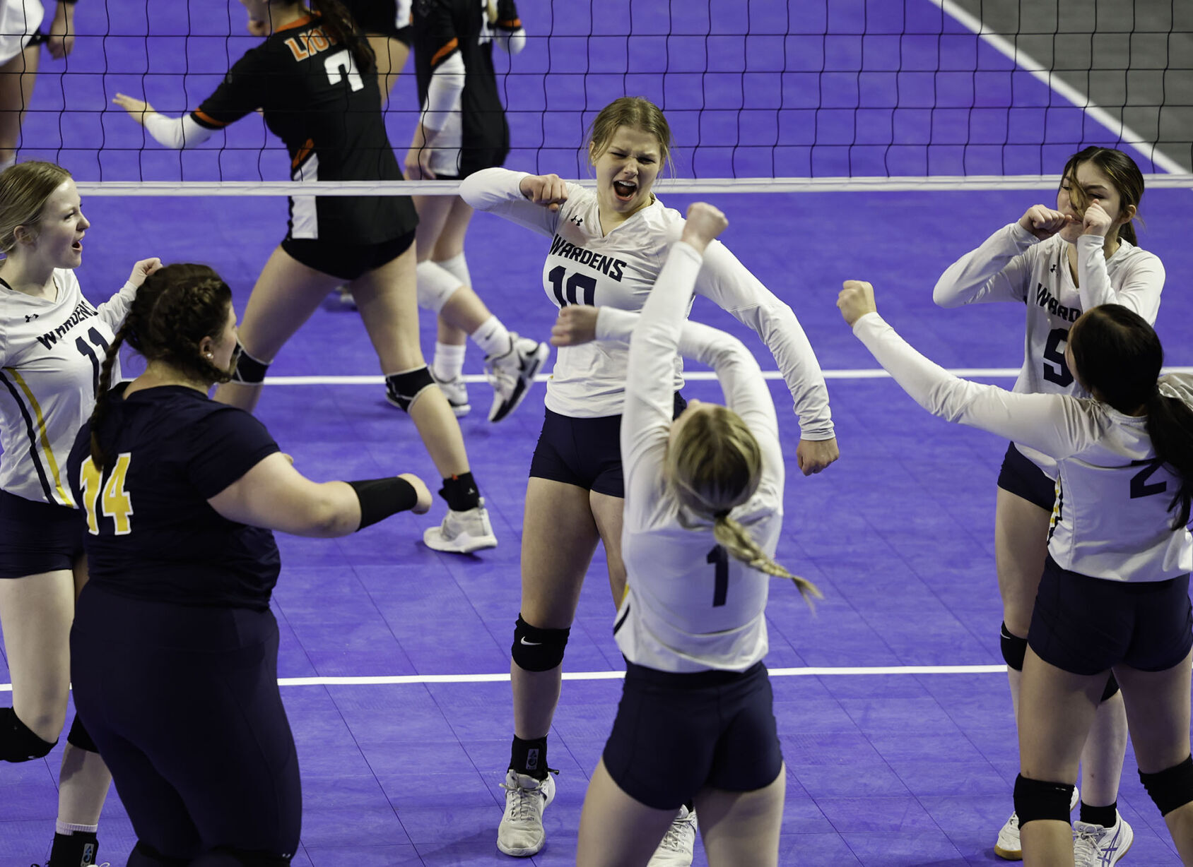 Class B State Volleyball Tournament Photos Day Two