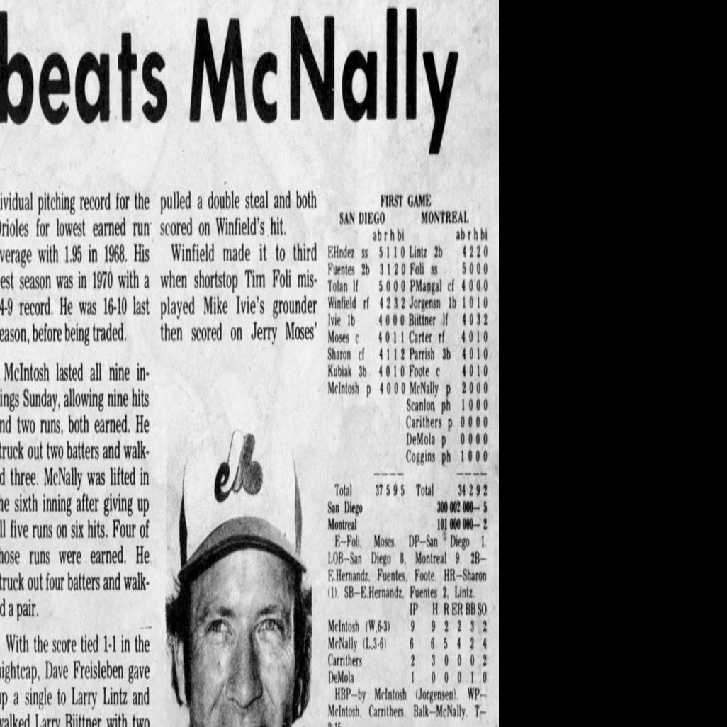 Lefty Dave McNally of Billings enjoyed several Hall of Fame