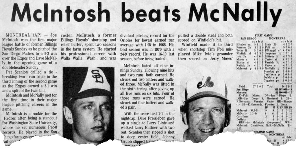 Mohammad's Montana Baseball Memories: Remembering Orioles Pitcher Dave  McNally - July 8, 2020