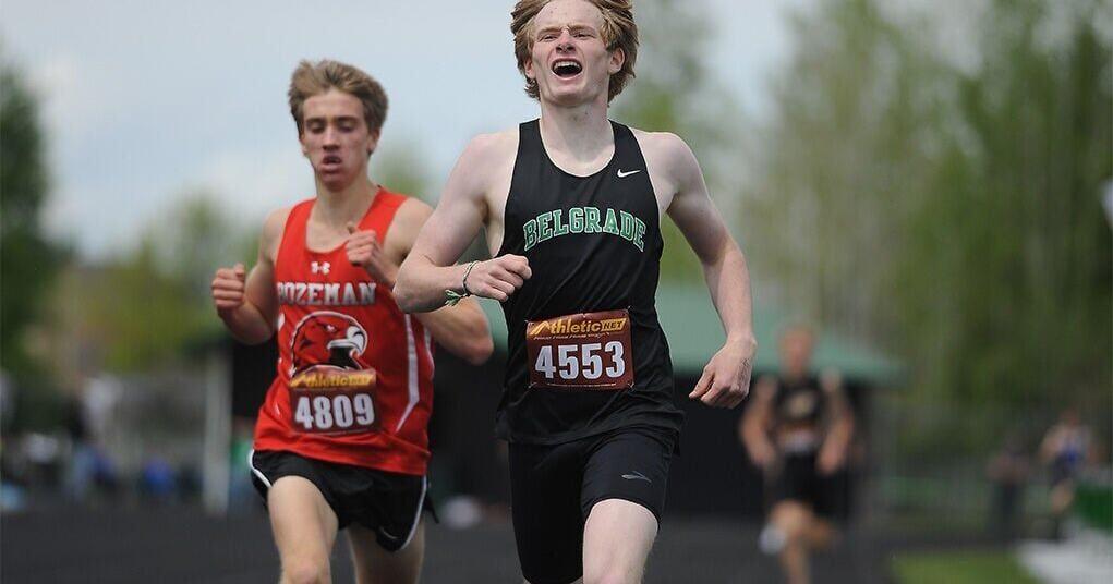Middle distance runner Wilson Schmidt, who holds three school records at Belgrade, signs with Oklahoma State