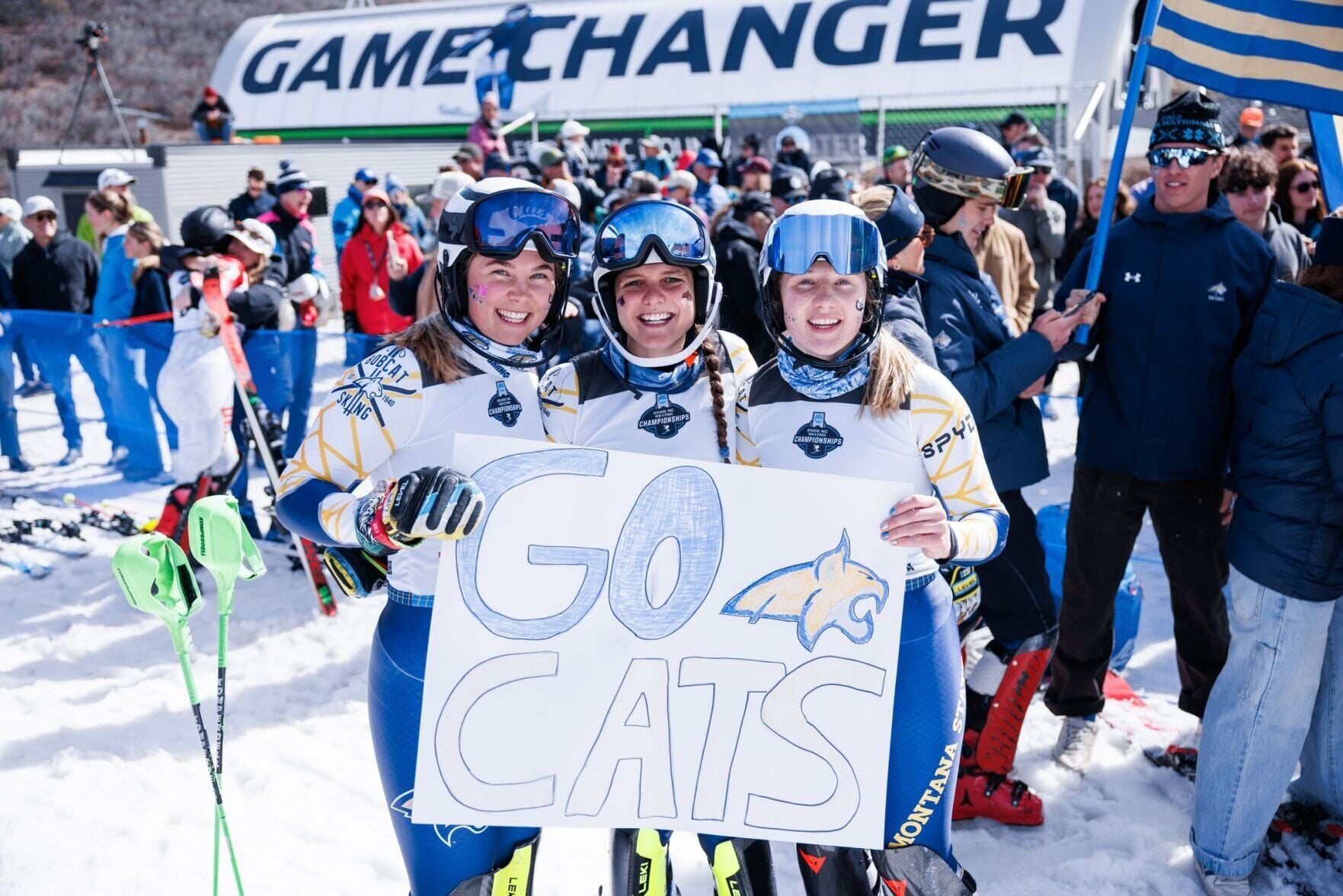 パーカー Justine Lamontagne of Bobcats becomes Olympian, NCAA champ