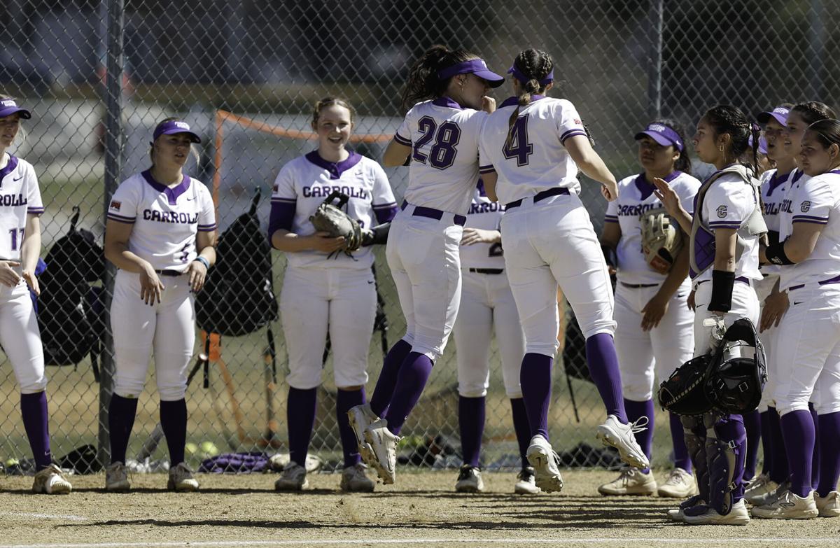 Carroll College softball wins firstever postseason game