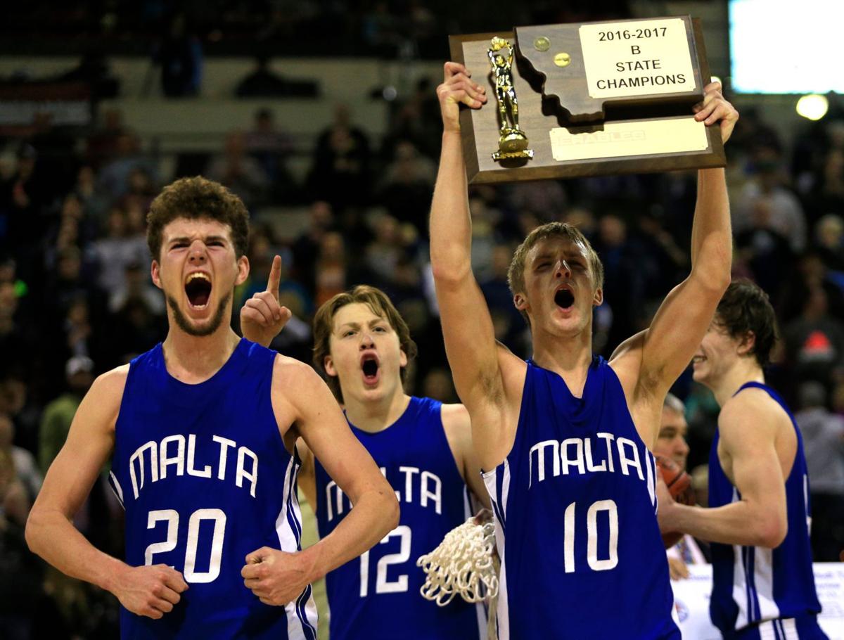 Montana State B Boys Basketball Malta Rallies To Claim