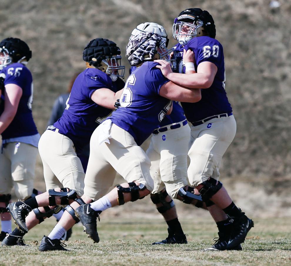 Photos Carroll College football scrimmage