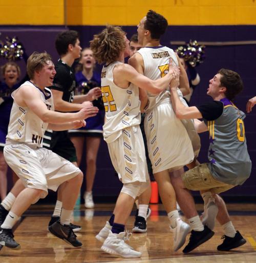 Teammates Surround Laurel S Christian Jones Boys Basketball