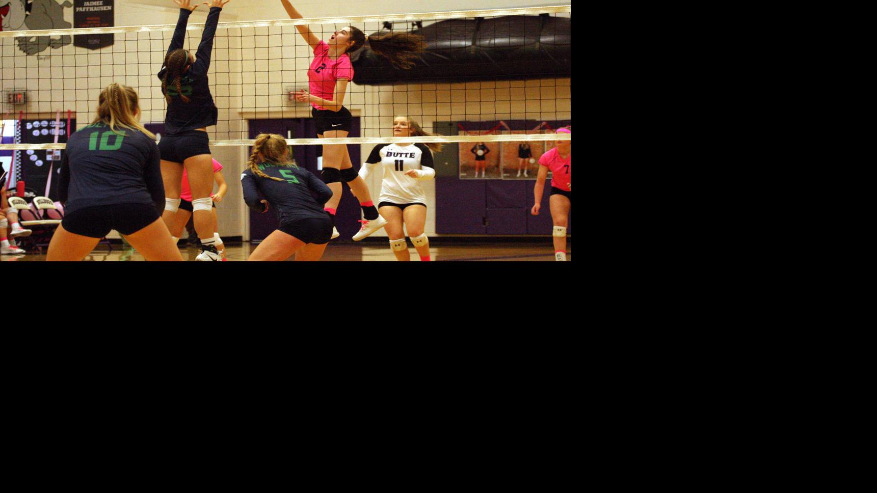 Butte High volleyball sweeps past Kalispell Glacier High School