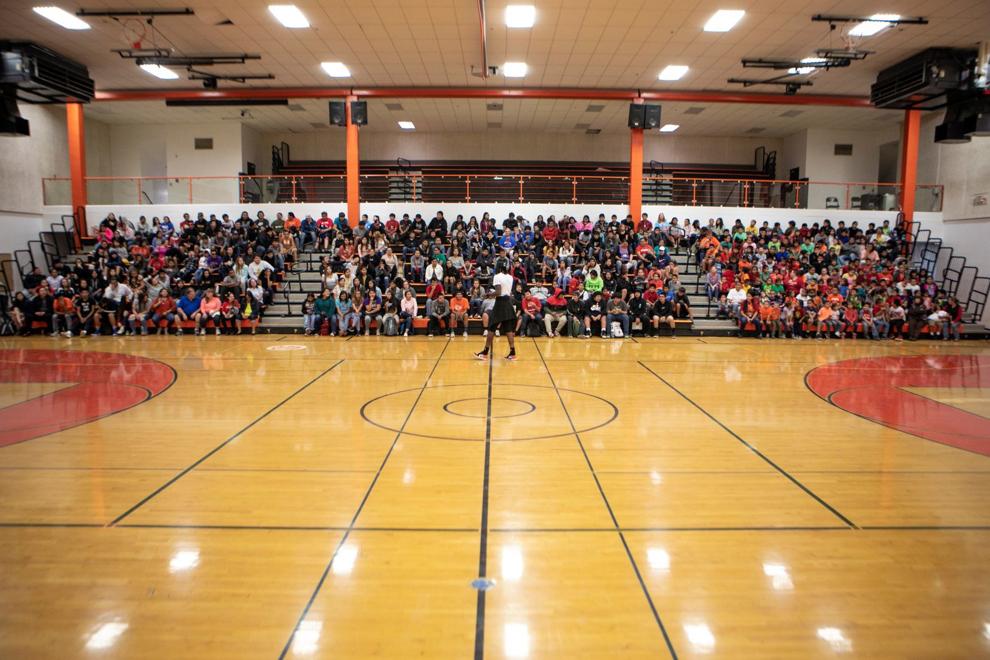 Photos Lodge Grass receives visit from former NBA player