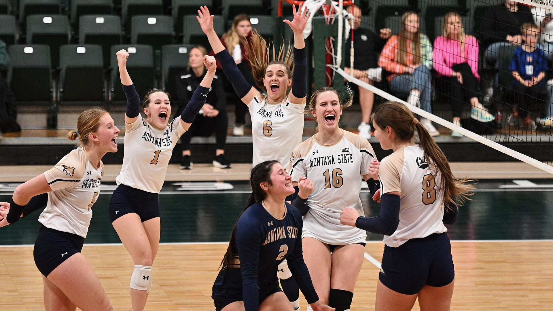 Montana State Volleyball Earns First Postseason Tourney Win