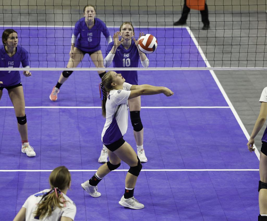 Montana Class B state volleyball tournament opening day