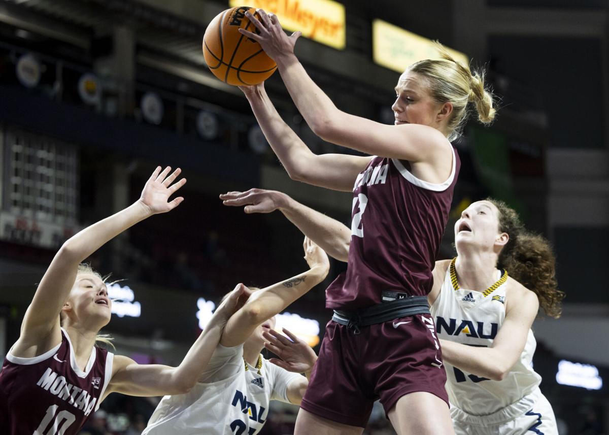 Big Sky Basketball Tournament Montana vs. NAU women 02.JPG