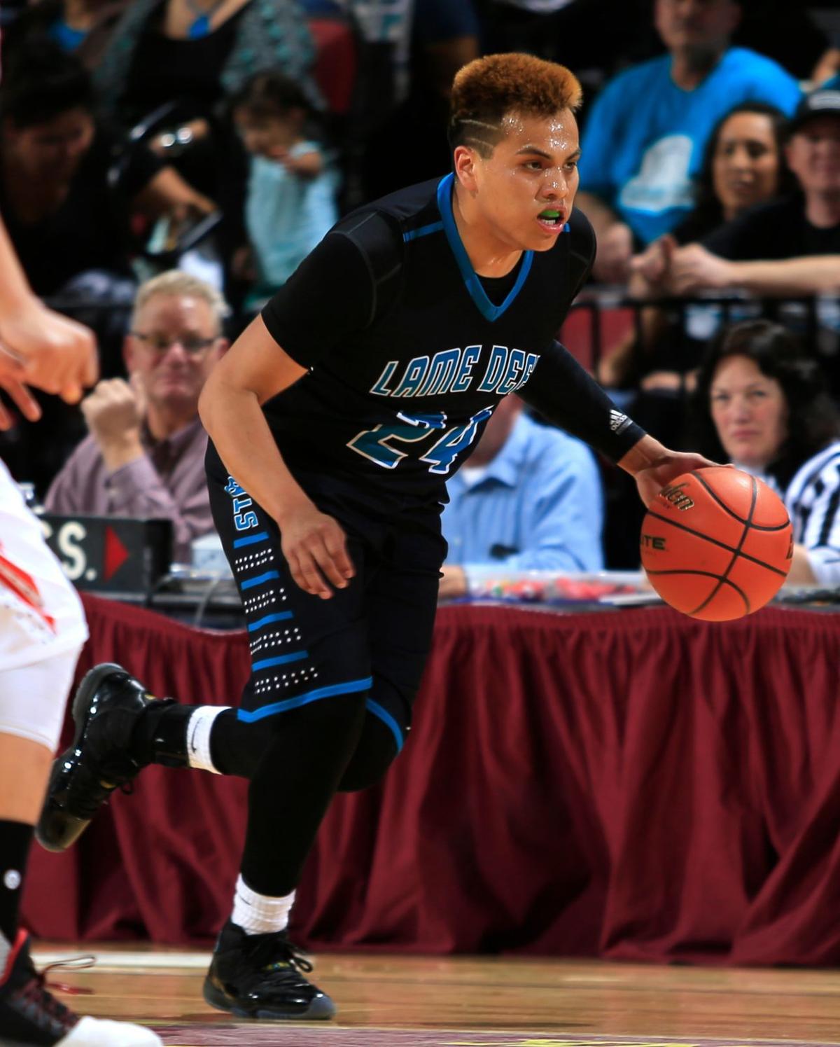 Lame Deer outlasts Lodge Grass for Southern B title Boys Basketball