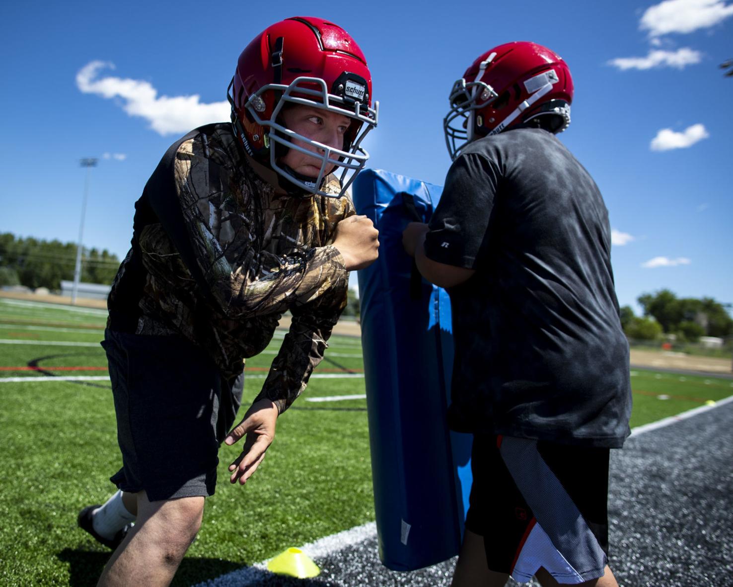 Current and future Lockwood Lions enjoy working out at brand new